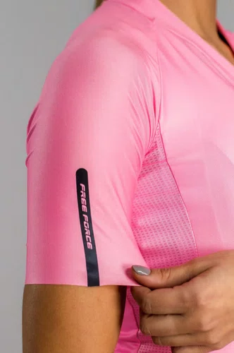 Camisa Ciclismo Free Force Feminina Training Bloom Rosa