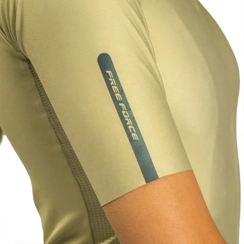 Camisa de Ciclismo Free Force Training Sand Feminina Bege