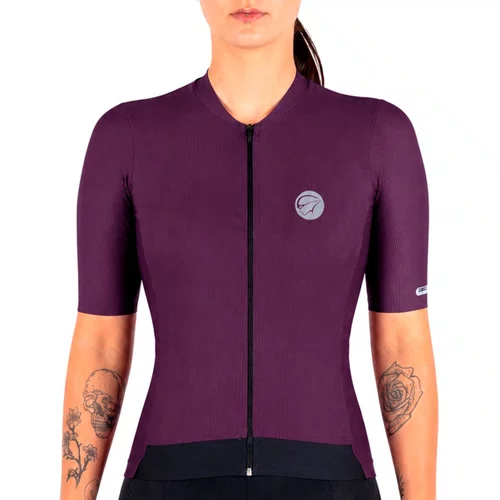Camisa de Ciclismo Mauro Ribeiro Fiber 2.0 Feminina Roxo