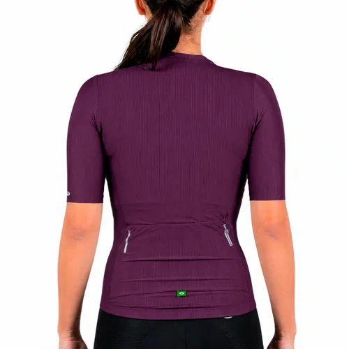 Camisa de Ciclismo Mauro Ribeiro Fiber 2.0 Feminina Roxo