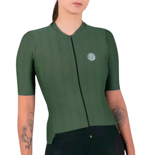 Camisa de Ciclismo Mauro Ribeiro Fiber 2.0 Feminina Verde
