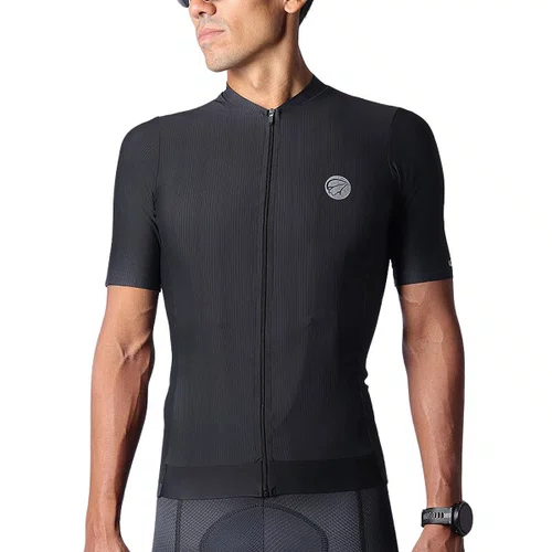 Camisa de Ciclismo Mauro Ribeiro Fiber 2.0 Masculino Preto