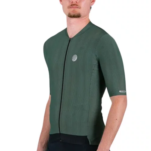Camisa de Ciclismo Mauro Ribeiro Fiber 2.0 Masculino Verde