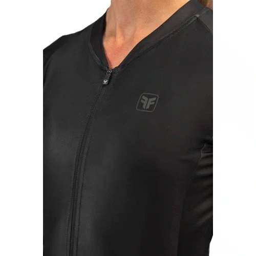 Camisa Free Force Feminina Manga Longa Training Dark Preto