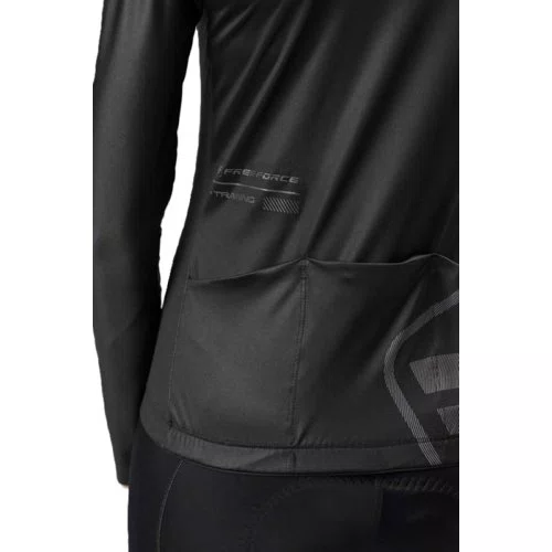 Camisa Free Force Feminina Manga Longa Training Dark Preto