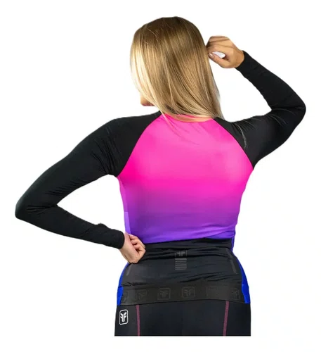 Camisa Free Force Feminina Start Gradient Peluciada Pink