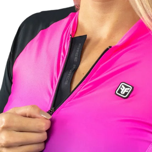 Camisa Free Force Feminina Start Gradient Peluciada Pink