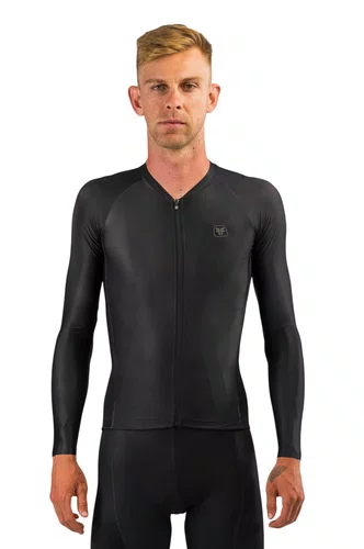 Camisa Free Force Masculina Manga Longa Training Dark Preto