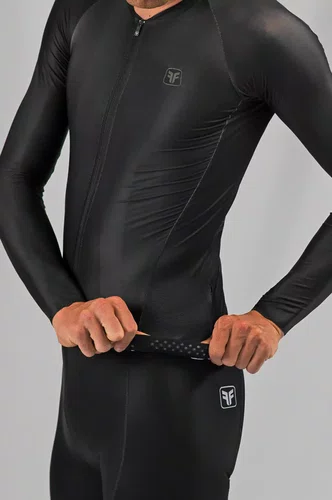 Camisa Free Force Masculina Manga Longa Training Dark Preto