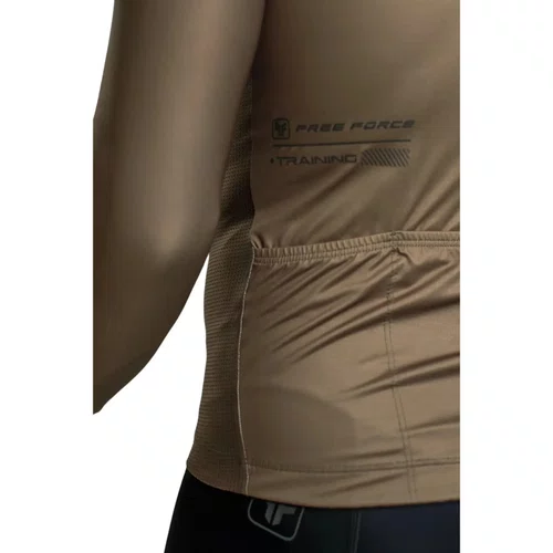 Camisa Free Force Masculina Training Manga Longa Marrom
