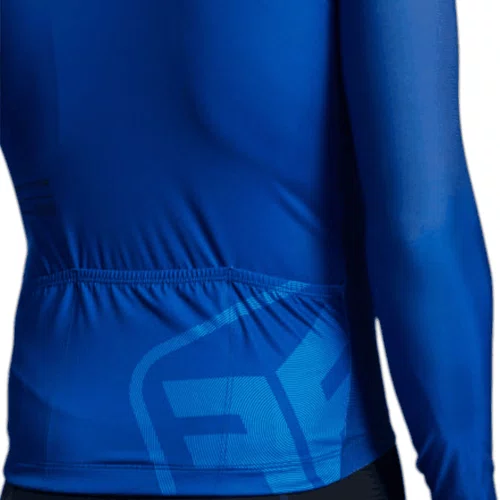 Camisa Free Force Masculina Training Manga Longa Ocean Azul