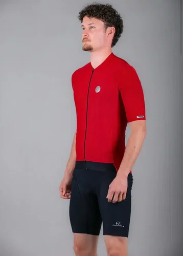 Camisa Ciclismo Mauro Ribeiro Fiber 2.0 Masculino Vermelho