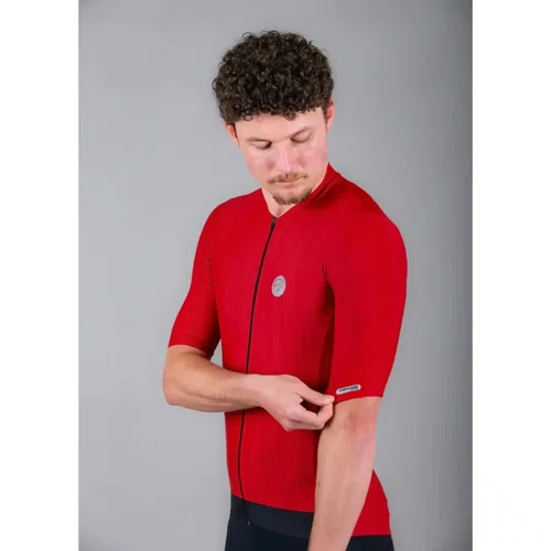 Camisa Ciclismo Mauro Ribeiro Fiber 2.0 Masculino Vermelho