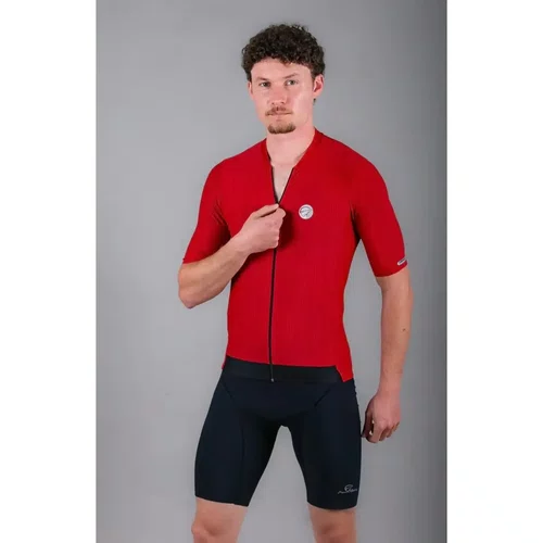 Camisa Ciclismo Mauro Ribeiro Fiber 2.0 Masculino Vermelho