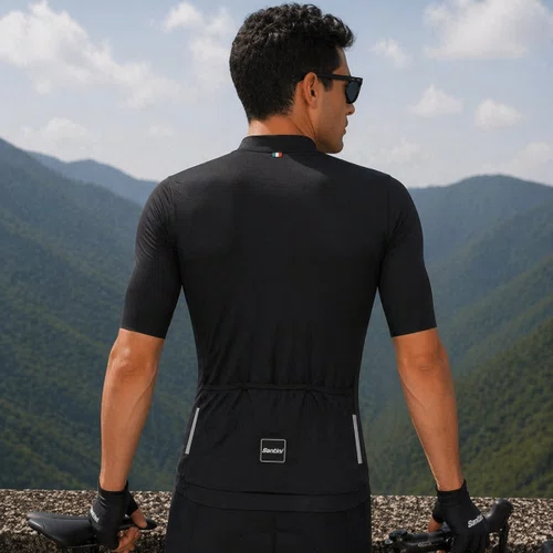 Camisa Santini Latam Compass Unissex Preto