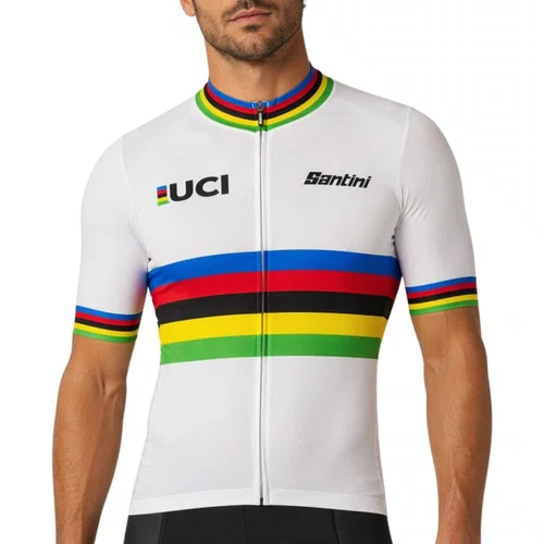 Camisa Santini Uci Official World Champion Masculino
