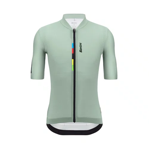 Camisa Ciclismo Santini Uci World Champion Unissex - Verde