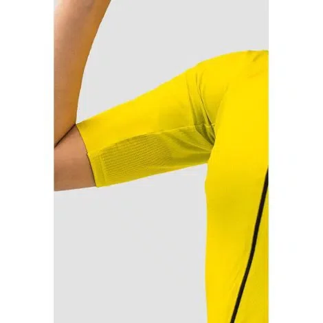 Camiseta Ciclismo Free Force Feminina Start All Fit Lemon Amarela