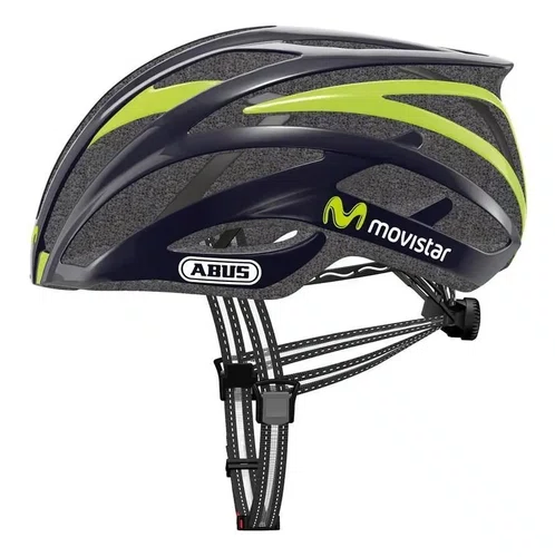 CAPACETE ABUS MOVISTAR AZUL/VERDE