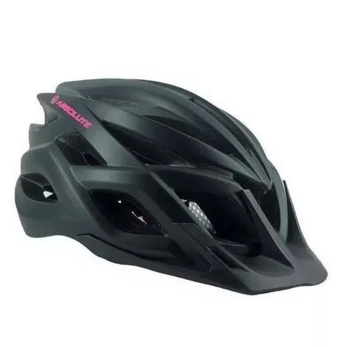 Capacete Bike Absolute Luna Flash Preto/Roxo