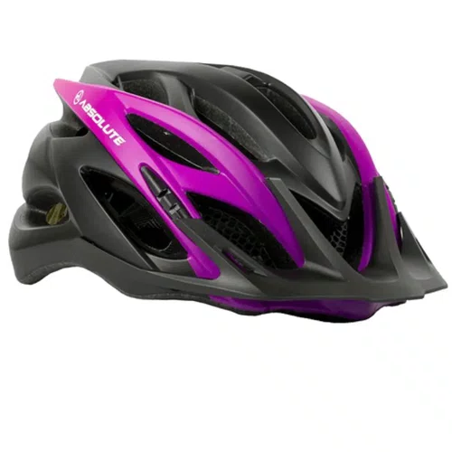 Capacete Bike Absolute Luna Preto/Rosa