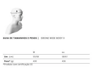Capacete Ciclismo Road Met Aero Drone Wide Body II Branco