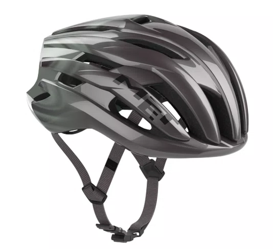 CAPACETE MET ROAD TRENTA MIPS CINZA OPALA