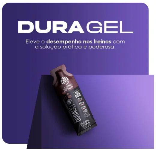 Carbo Gel Duragel 40G de Carboídrato Sabor Café