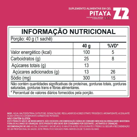 Carbo Gel  Energy Z2 Pitaya Sache 40G