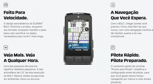 Ciclocomputador Gps Wahoo Element Bolt 3