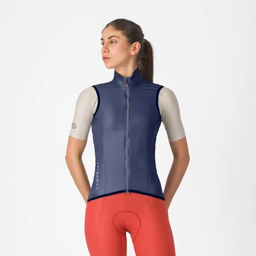 Colete Ciclismo Castelli Aria 2 Feminino Vest - Azul