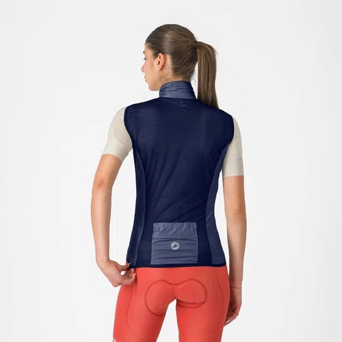 Colete Ciclismo Castelli Aria 2 Feminino Vest - Azul