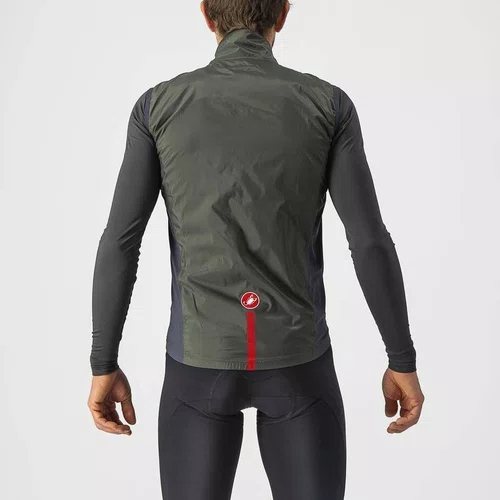 Colete de Ciclismo Castelli Squadra Stretch Vest Verde