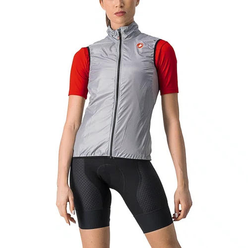 Colete Castelli Corta Vento Feminino Aria Cinza
