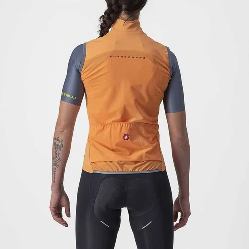 Colete Castelli Corta Vento Feminino Perfetto Ros 2 Vest