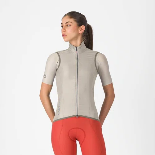 Colete Ciclismo Castelli Aria 2 Feminino Vest - Bege