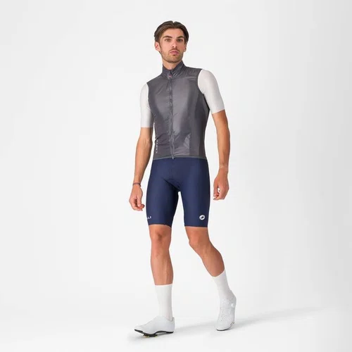Colete Ciclismo Castelli Aria 2 Vest Masculino - Cinza