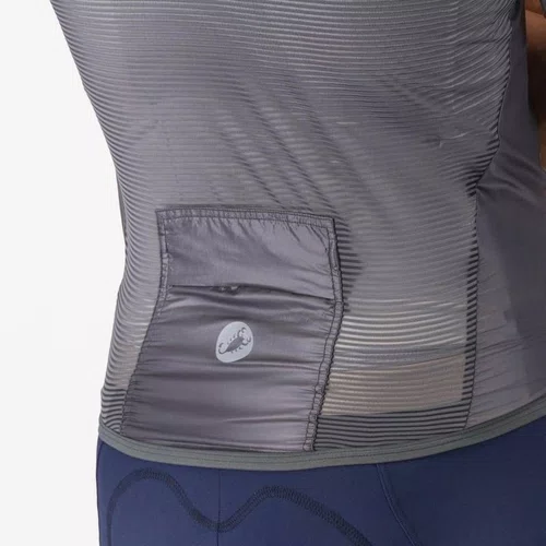 Colete Ciclismo Castelli Aria 2 Vest Masculino - Cinza