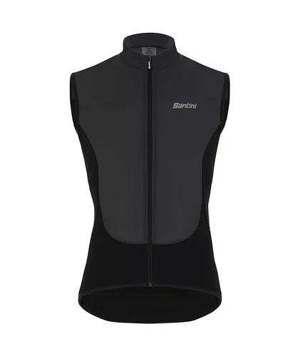 Colete Santini Latam Gravel Trail Wind Vest Preto