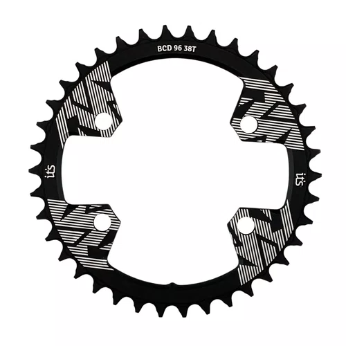 Coroa Ictus BCD 96 Assimetrica 38T - Compatível Shimano