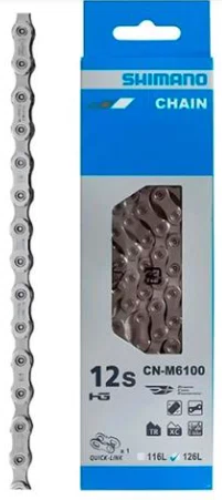 CORRENTE SHIMANO 12V CN-M6100 126L COM QUICK LINK