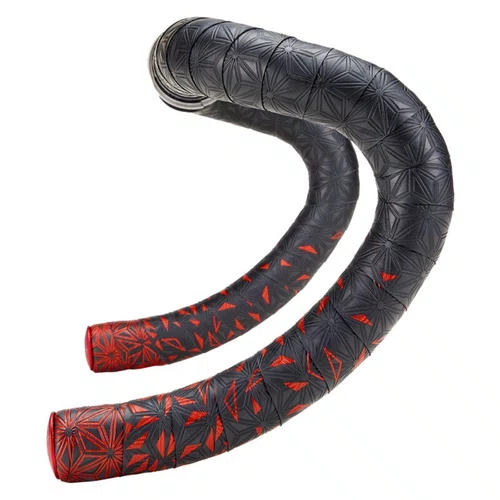 Fita Guidão Supacaz Super Sticky Kush Star Fade Pto/Vermelho