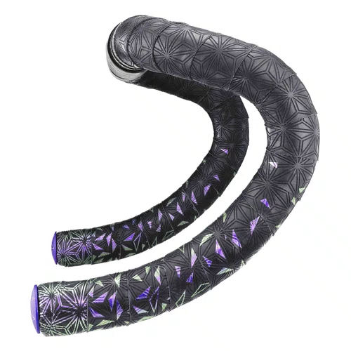 Fita Guidão Supacaz Super Sticky Kush Star Fade Preto/Roxo