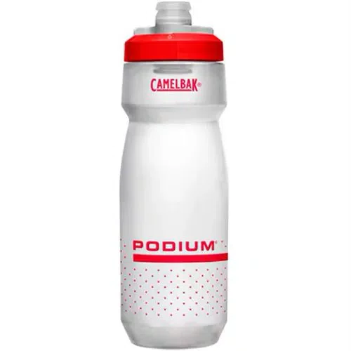 Garrafa Podium Chill Camelbak Branco E Vermelho