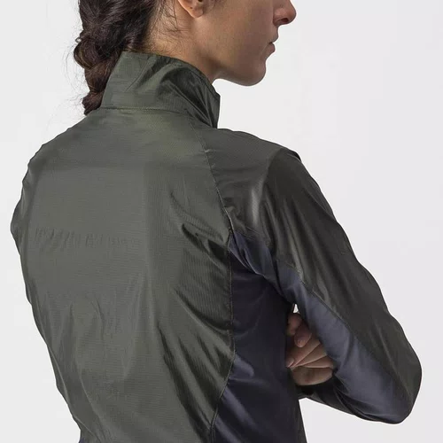 Jaqueta Castelli Corta Vento Feminino Squadra Stretch Verde