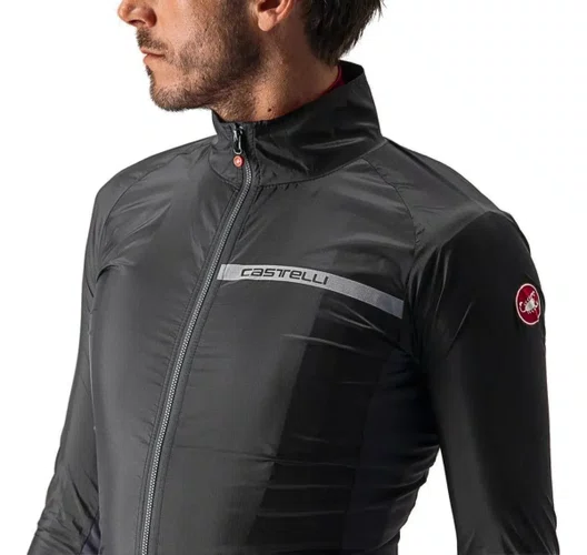 Jaqueta Castelli Corta Vento Masculino Squadra Stretch