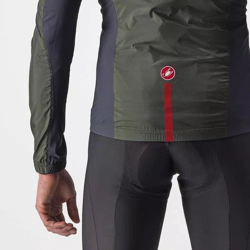Jaqueta Castelli Corta Vento Masculino Squadra Stretch Verde