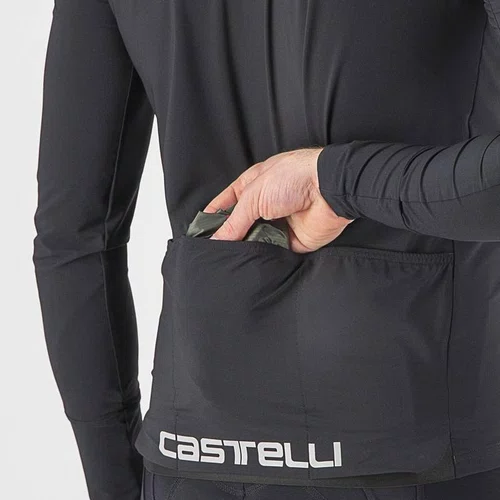 Jaqueta Castelli Corta Vento Masculino Squadra Stretch Verde