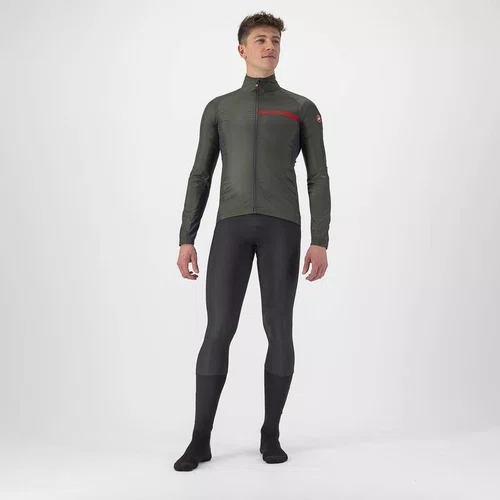 Jaqueta Castelli Corta Vento Masculino Squadra Stretch Verde