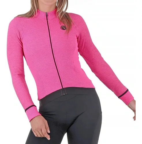 JAQUETA DE INVERNO MAURO CICLISMO RIBEIRO HIVE PINK FEMININA